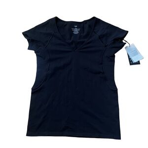 Knix Black Don't Sweat It T-shirt Size Large New with tags